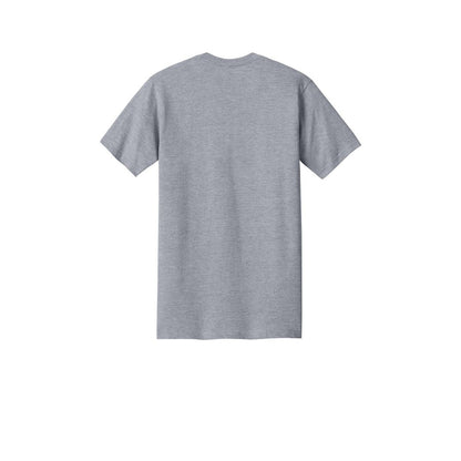 Next Level Apparel Ideal Jersey Tee — Heather Gray (Back)