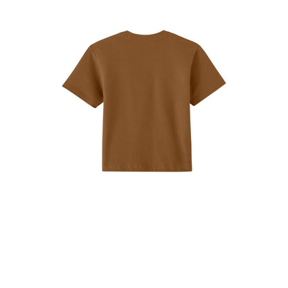 Women’s Heavyweight Boxy Tee — Clay (Back)