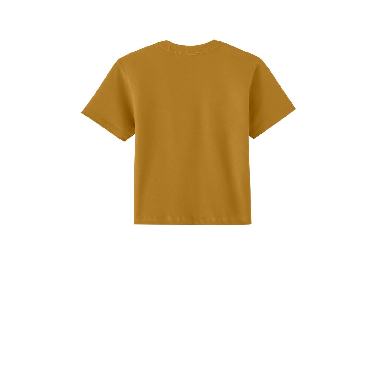 Women’s Heavyweight Boxy Tee — Antique Gold (Back)
