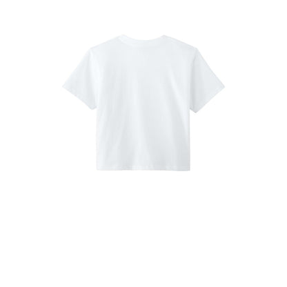 Women’s Heavyweight Boxy Tee — White (Back)