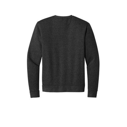 Next Level Apparel Adult Malibu Crewneck Sweatshirt — Heather Black (Back)