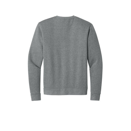 Next Level Apparel Adult Malibu Crewneck Sweatshirt — Heather Gray (Back)