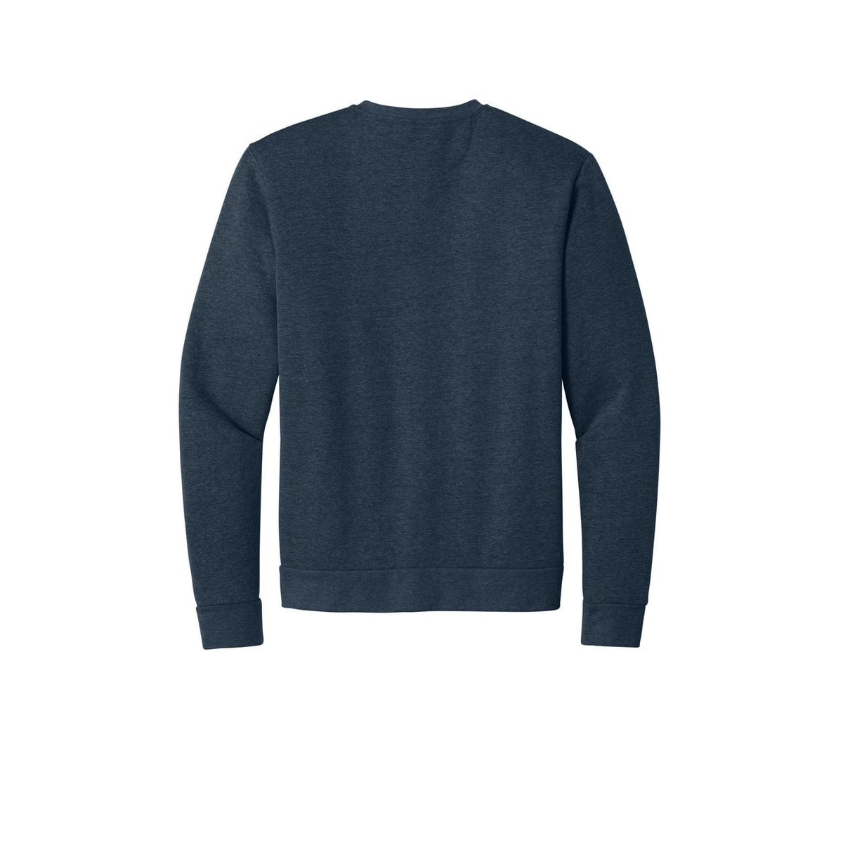 Next Level Apparel Adult Malibu Crewneck Sweatshirt — Heather Midnight Navy (Back)