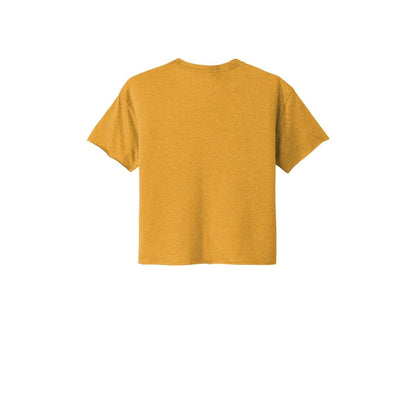 Next Level Apparel Women's Festival Cali Crop Tee — Antique Gold (Back)