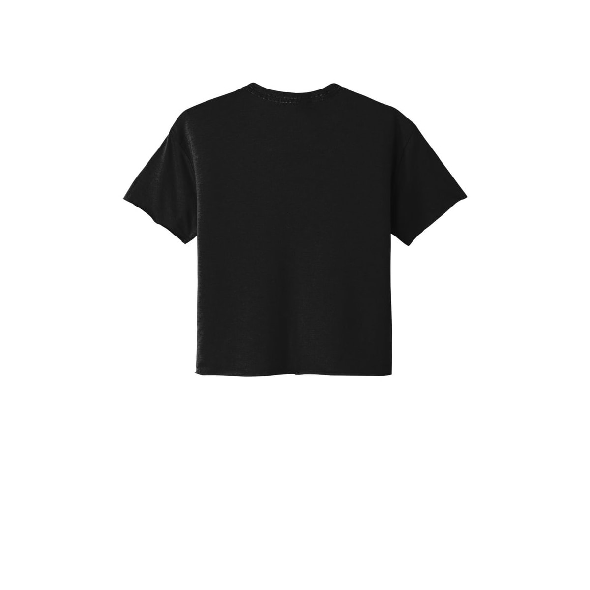 Next Level Apparel Women's Festival Cali Crop Tee — Black (Back)