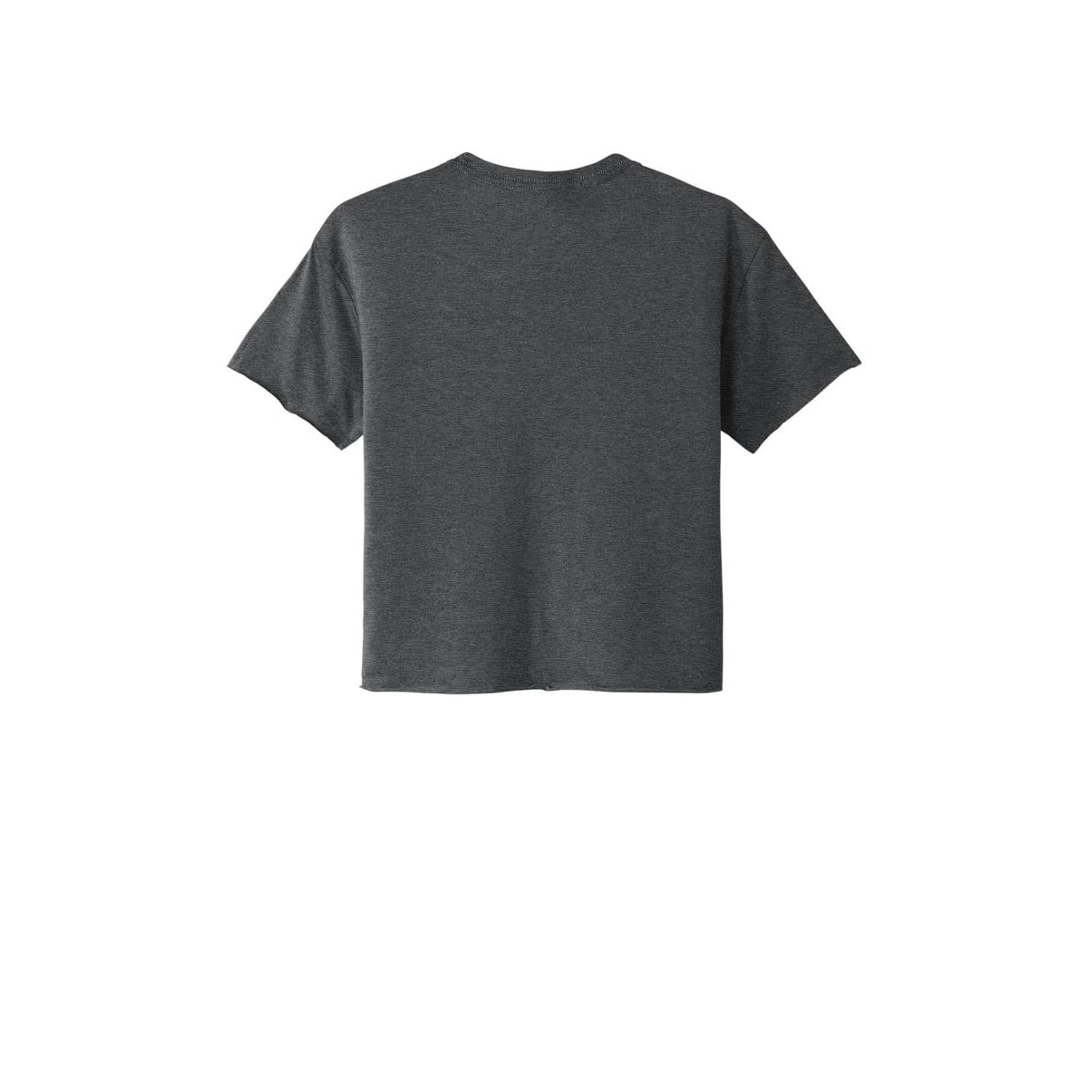 Next Level Apparel Women's Festival Cali Crop Tee — Charcoal (Back)