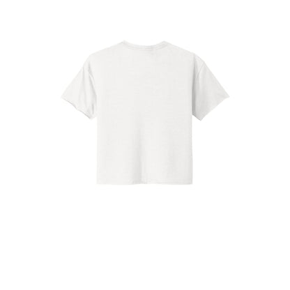 Next Level Apparel Women's Festival Cali Crop Tee — White (Back)