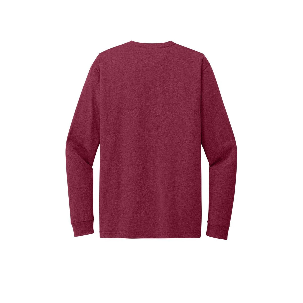 Next Level Apparel Adult CVC Long Sleeve Tee — Cardinal (Back)