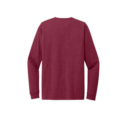 Next Level Apparel Adult CVC Long Sleeve Tee — Cardinal (Back)