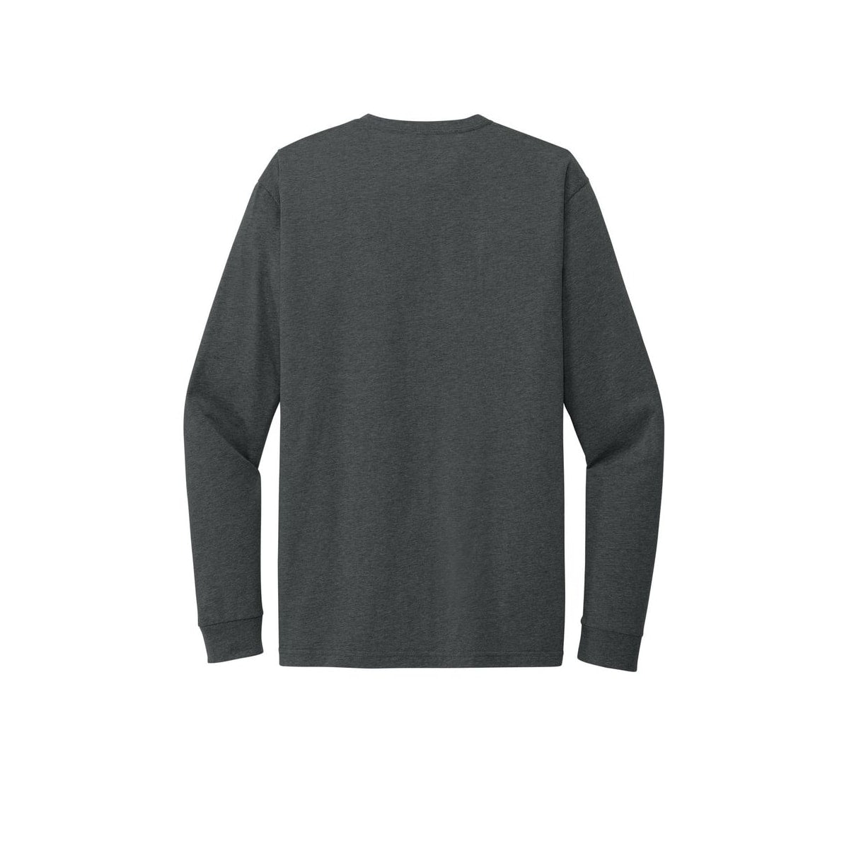 Next Level Apparel Adult CVC Long Sleeve Tee — Charcoal (Back)