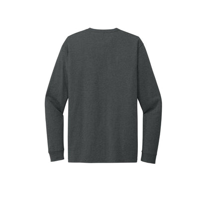 Next Level Apparel Adult CVC Long Sleeve Tee — Charcoal (Back)
