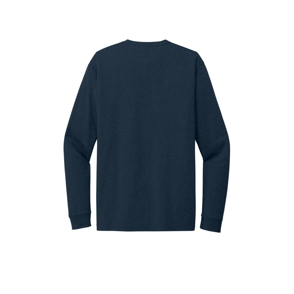 Next Level Apparel Adult CVC Long Sleeve Tee — Midnight Navy (Back)
