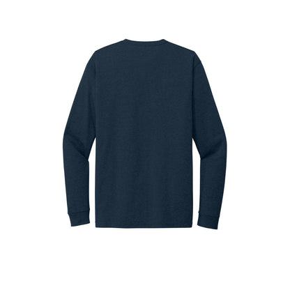 Next Level Apparel Adult CVC Long Sleeve Tee — Midnight Navy (Back)