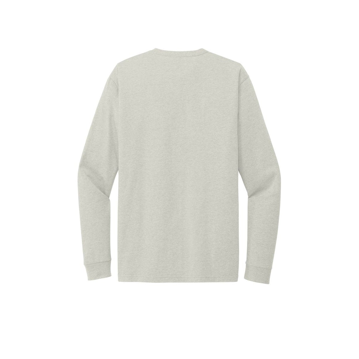 Next Level Apparel Adult CVC Long Sleeve Tee — Sand (Back)
