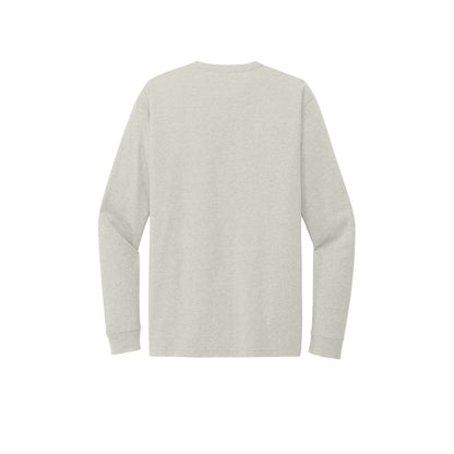 Next Level Apparel Adult CVC Long Sleeve Tee — Sand (Back)