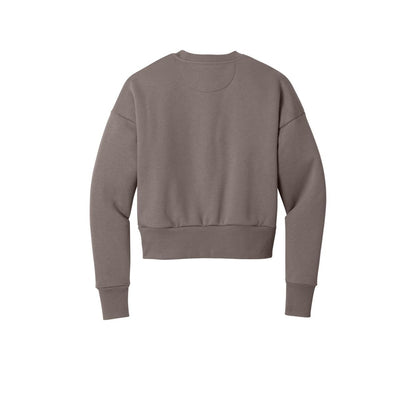 Next Level Apparel Women's Heavyweight Sweatshirt — Shiitake (Back)