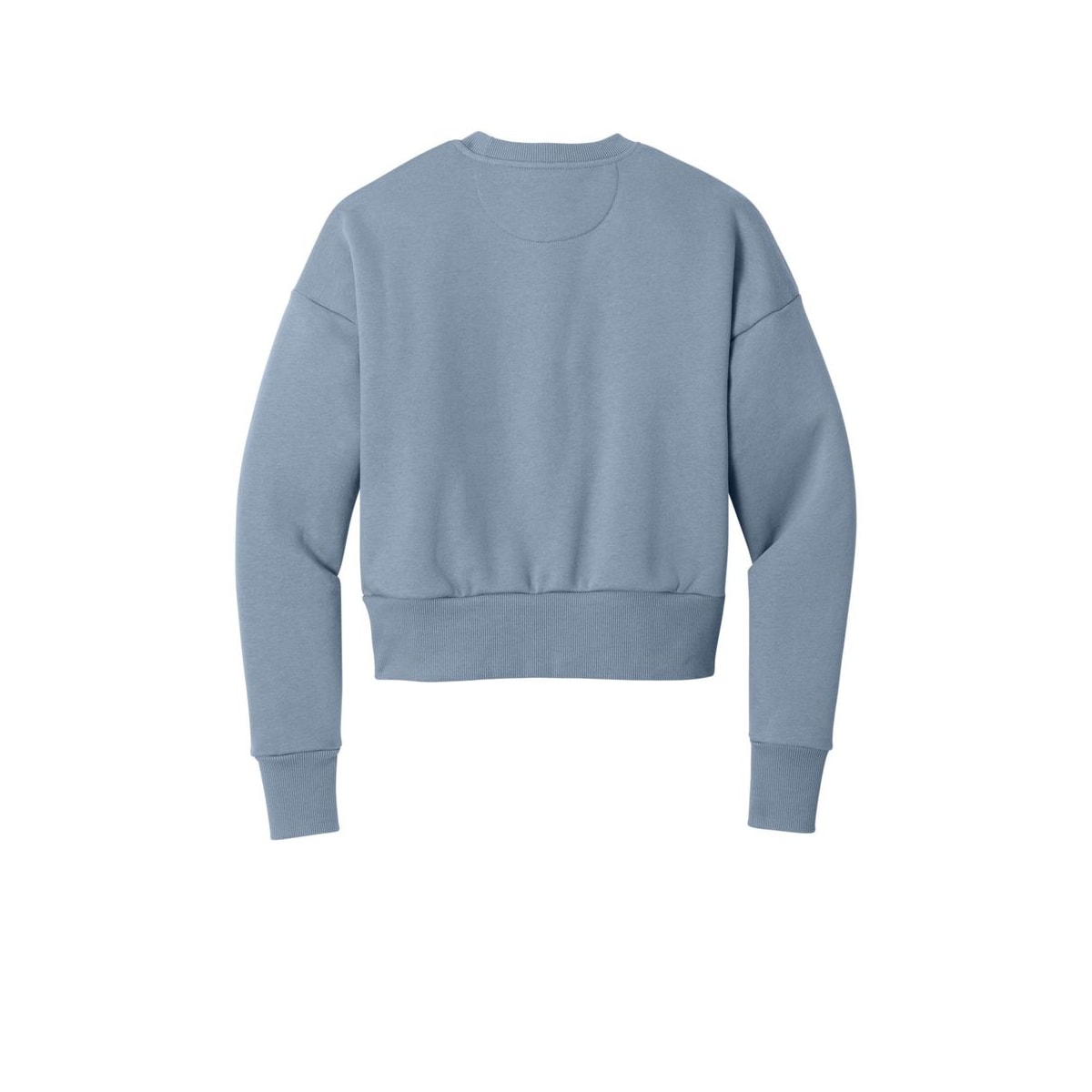 Next Level Apparel Women's Heavyweight Sweatshirt — Stonewash Denim (Back)