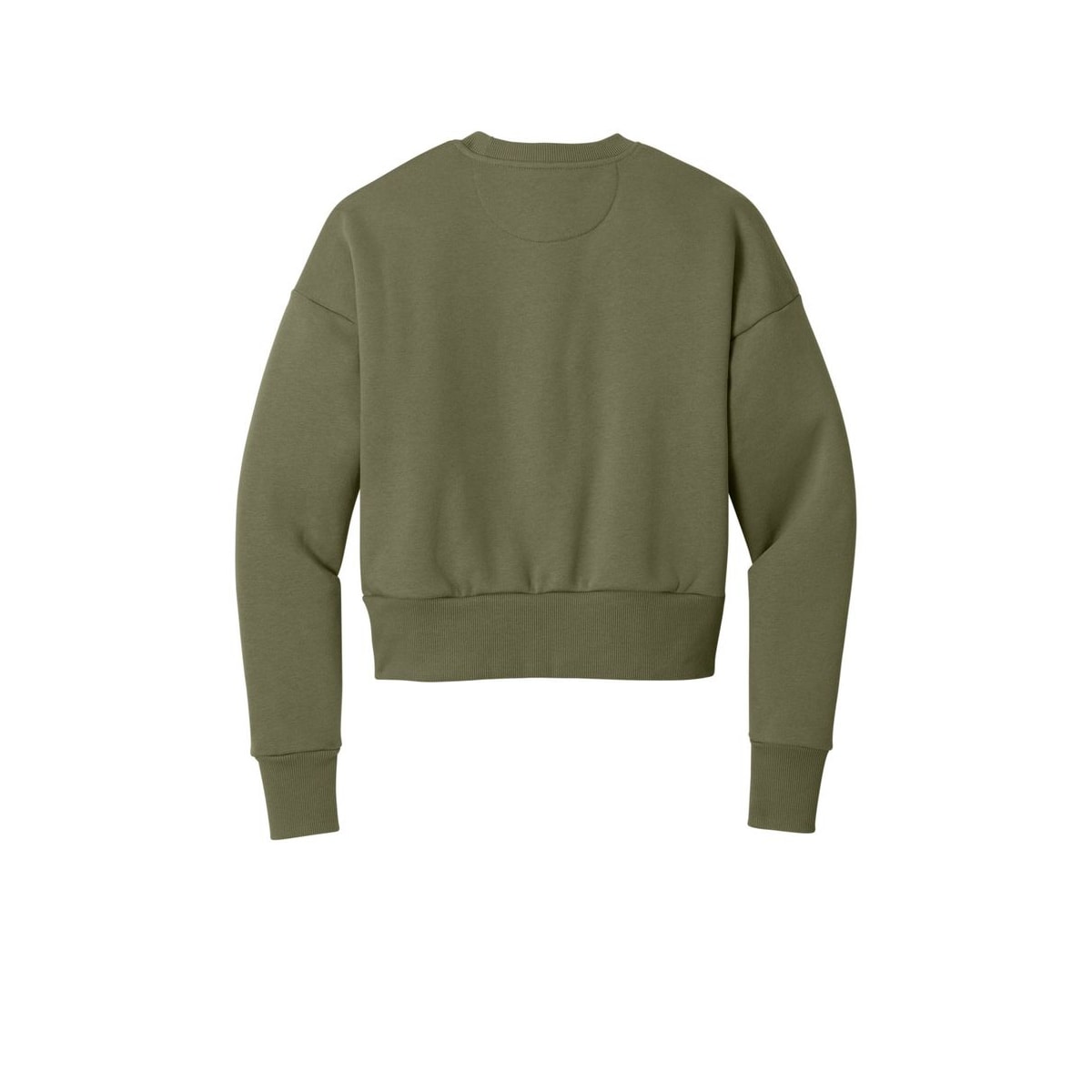 Next Level Apparel Women's Heavyweight Sweatshirt — Light Olive (Back)