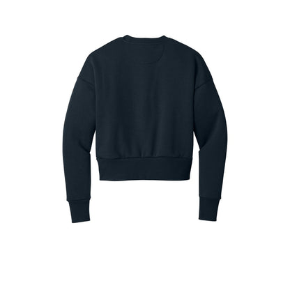 Next Level Apparel Women's Heavyweight Sweatshirt — Midnight Navy (Back)