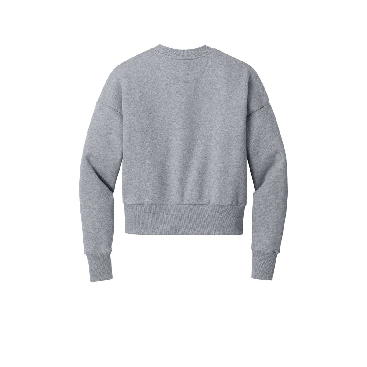 Next Level Apparel Women's Heavyweight Sweatshirt — Heather Gray (Back)