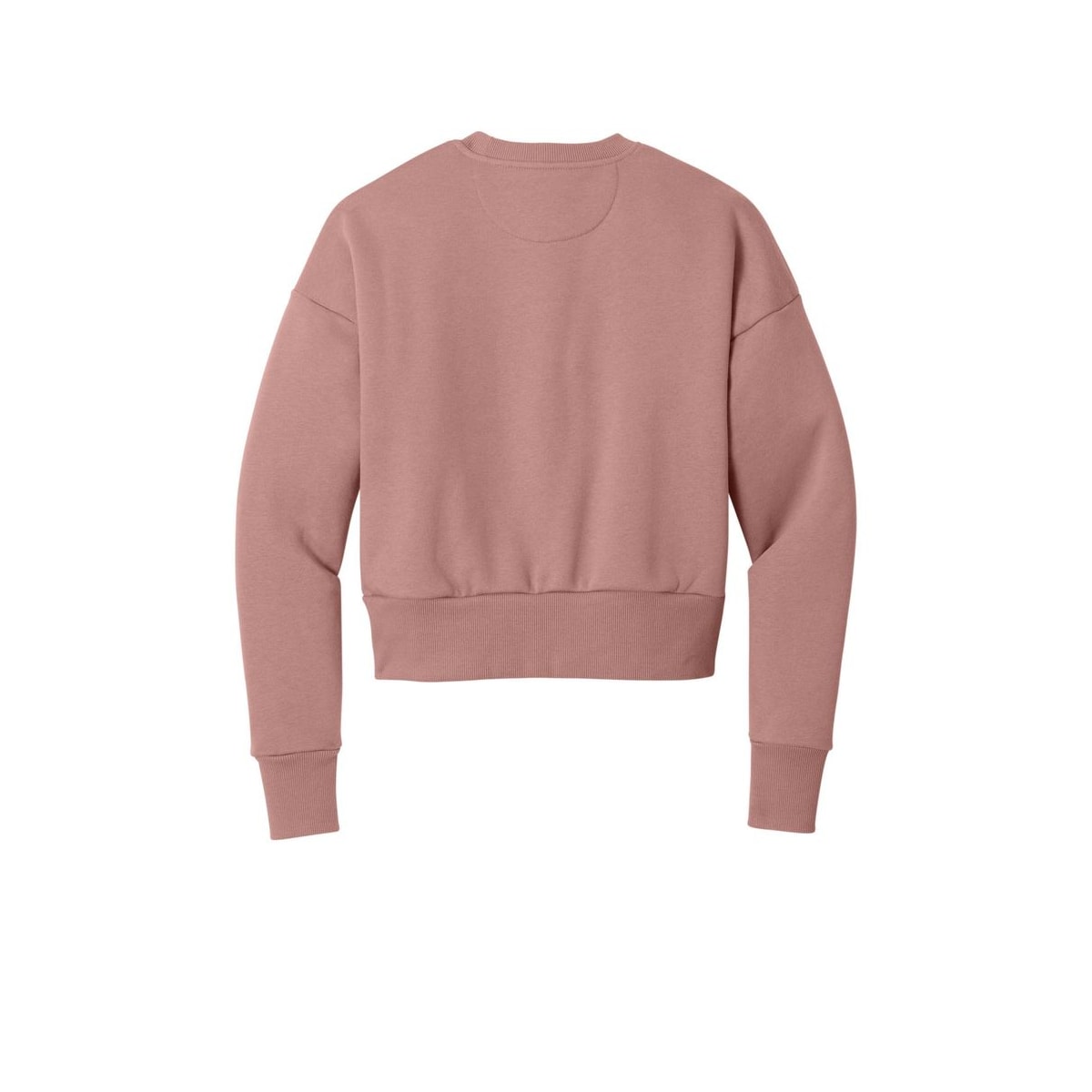 Next Level Apparel Women's Heavyweight Sweatshirt — Desert Pink (Back)
