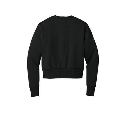 Next Level Apparel Women's Heavyweight Sweatshirt — Black (Back)