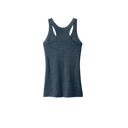 Next Level Apparel Women's Tri-Blend Racerback Tank — Indigo (Back)