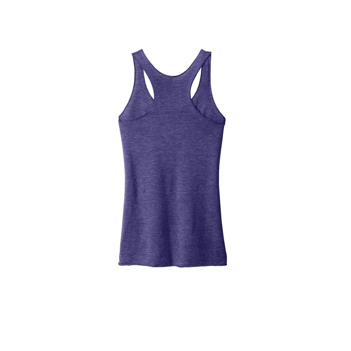 Next Level Apparel Women's Tri-Blend Racerback Tank — Purple Rush (Back)