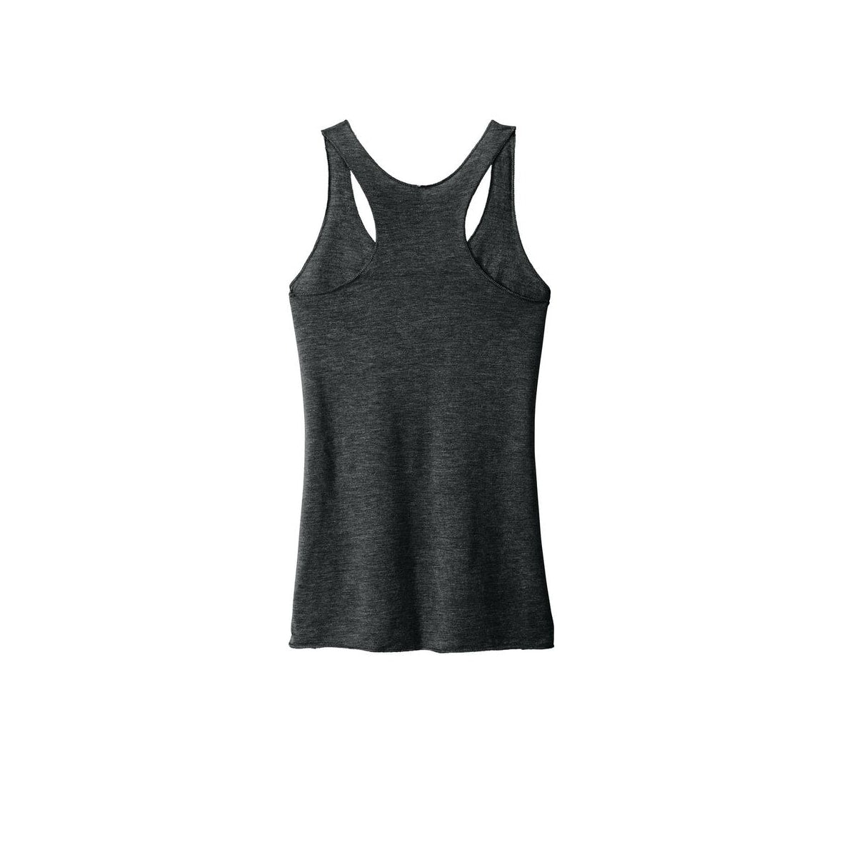 Next Level Apparel Women's Tri-Blend Racerback Tank — Vintage Black (Back)