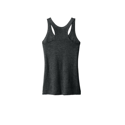 Next Level Apparel Women's Tri-Blend Racerback Tank — Vintage Black (Back)