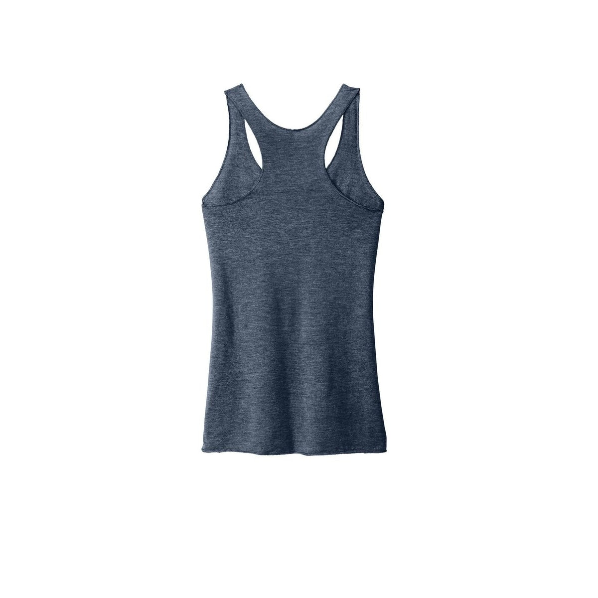 Next Level Apparel Women's Tri-Blend Racerback Tank — Vintage Navy (Back)