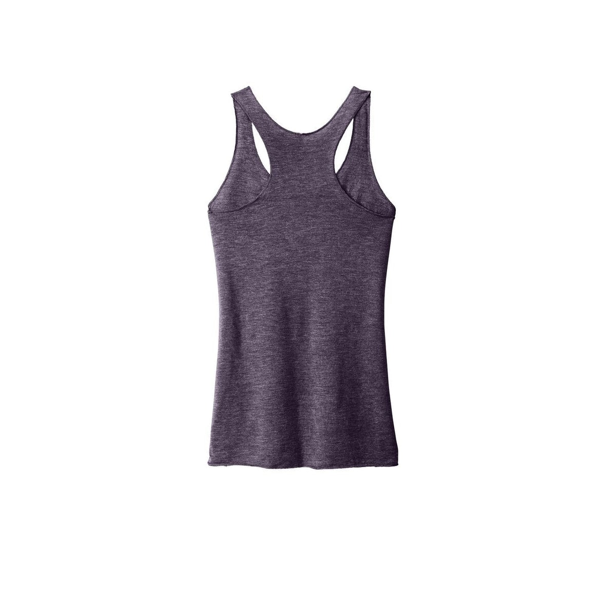 Next Level Apparel Women's Tri-Blend Racerback Tank — Vintage Purple (Back)