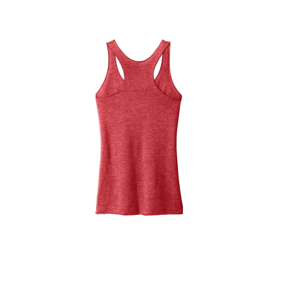 Next Level Apparel Women's Tri-Blend Racerback Tank — Vintage Red (Back)
