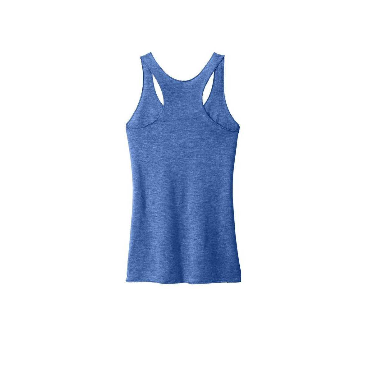 Next Level Apparel Women's Tri-Blend Racerback Tank — Vintage Royal (Back)