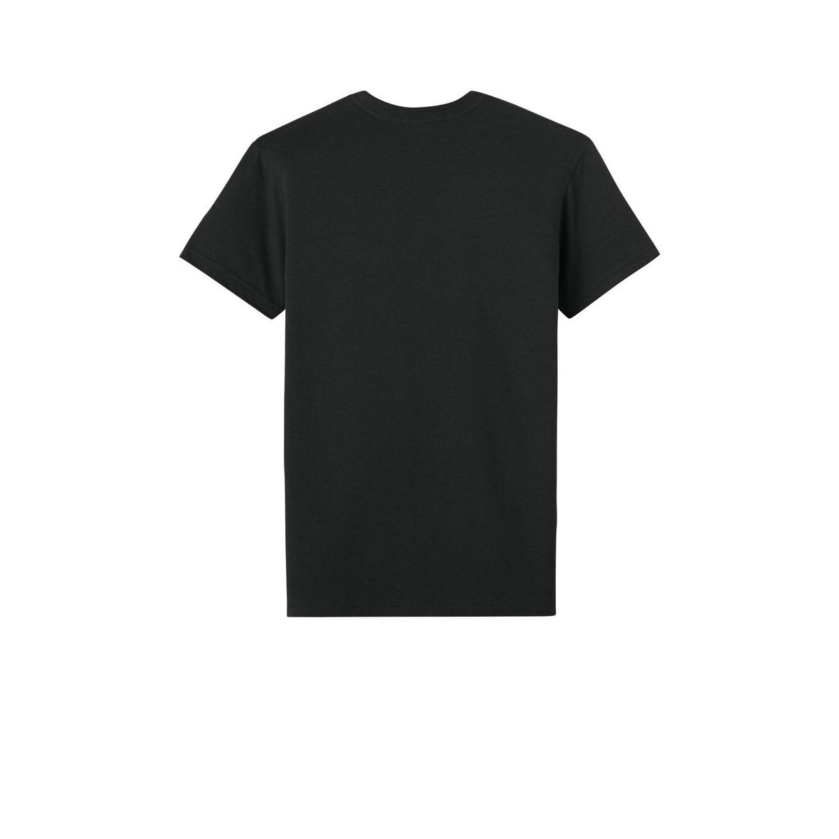 Next Level Apparel Cotton Pocket Tee — Black (Back)