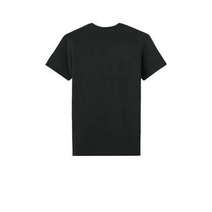 Next Level Apparel Cotton Pocket Tee — Black (Back)