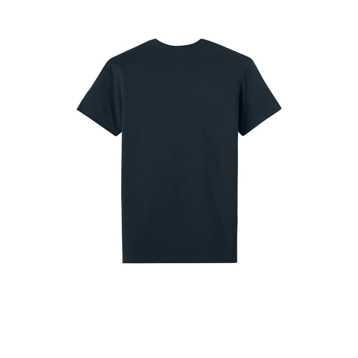 Next Level Apparel Cotton Pocket Tee — Midnight Navy (Back)