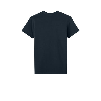 Next Level Apparel Cotton Pocket Tee — Midnight Navy (Back)