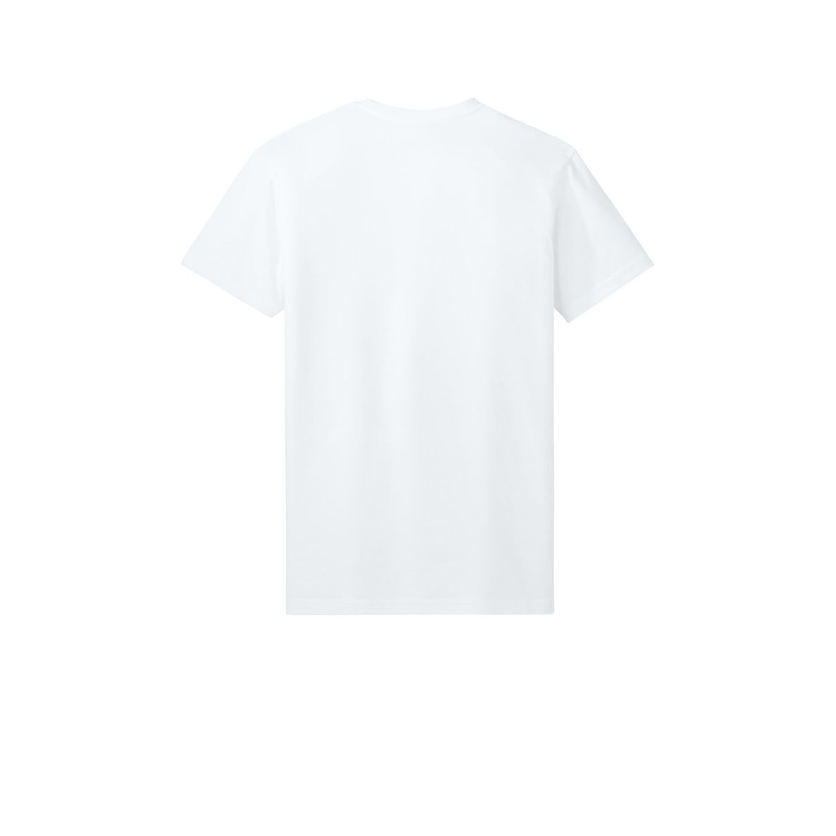 Next Level Apparel Cotton Pocket Tee — White (Back)