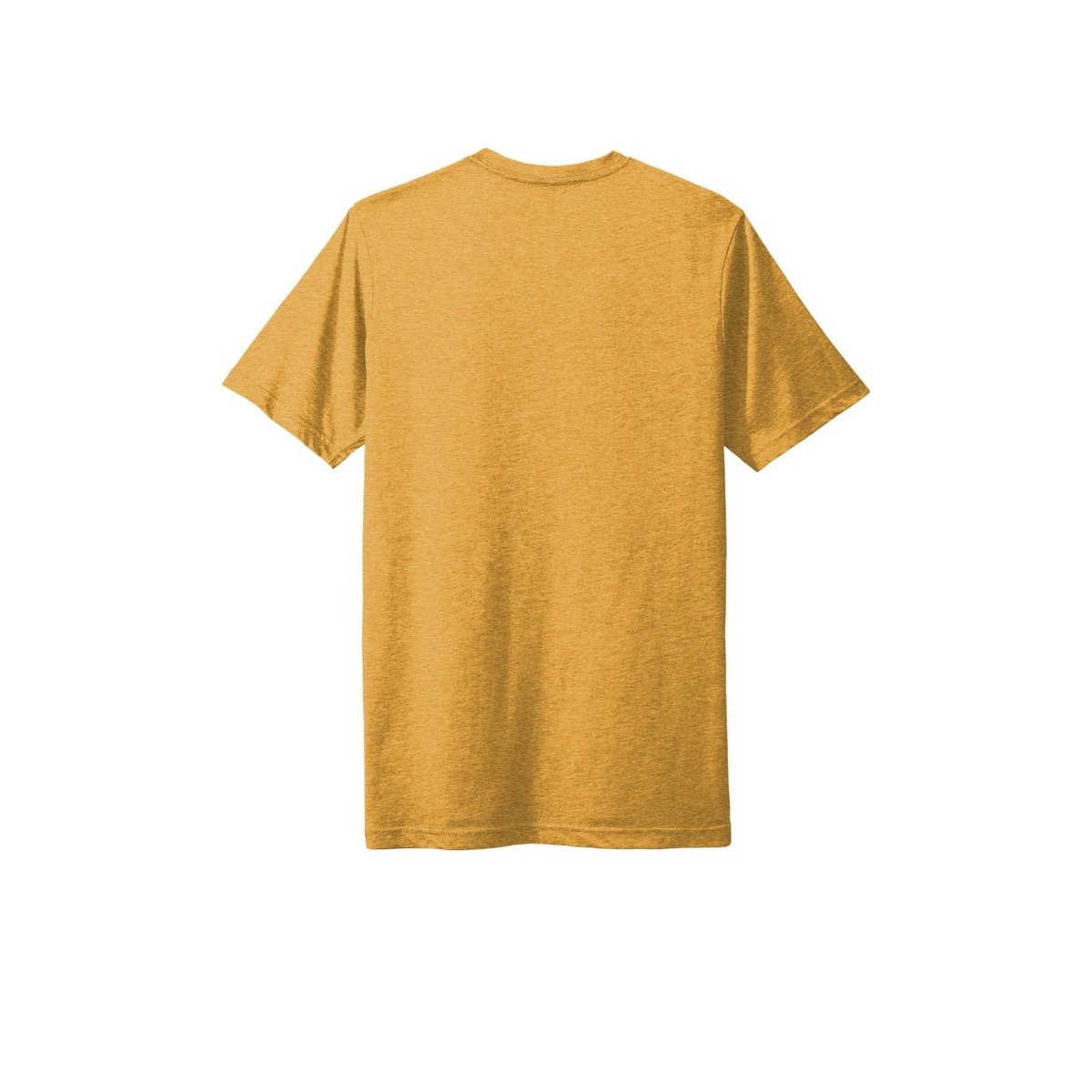 Next Level Apparel Adult Poly/Cotton Tee — Antique Gold (Back)