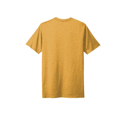 Next Level Apparel Adult Poly/Cotton Tee — Antique Gold (Back)