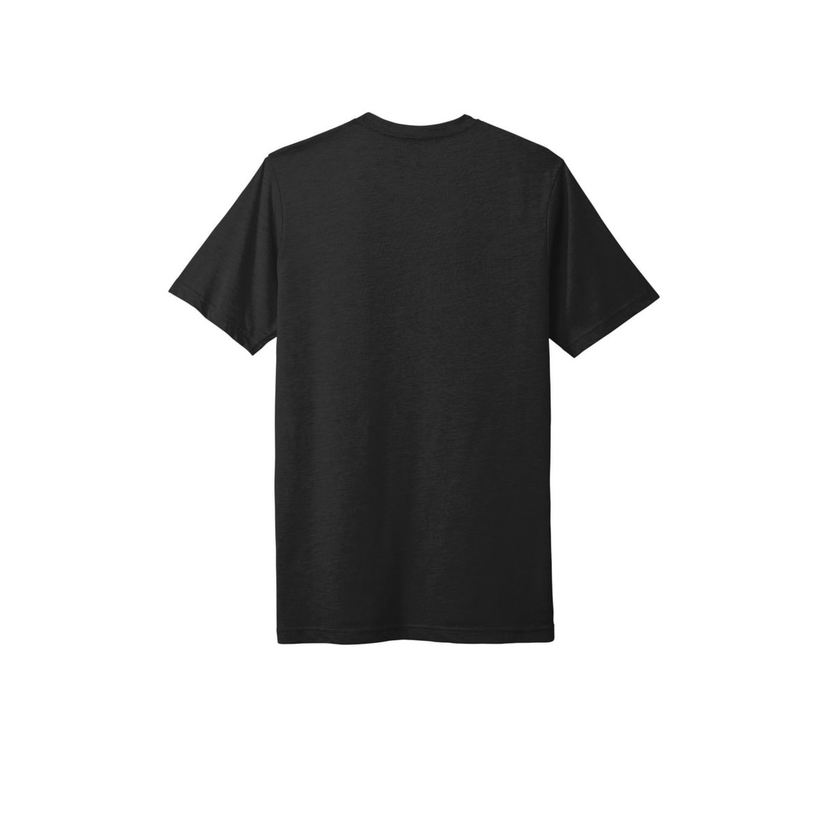 Next Level Apparel Adult Poly/Cotton Tee — Black (Back)