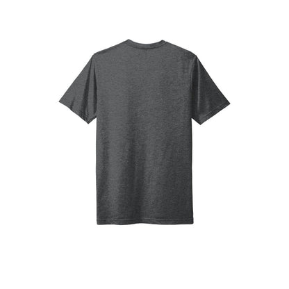 Next Level Apparel Adult Poly/Cotton Tee — Charcoal (Back)