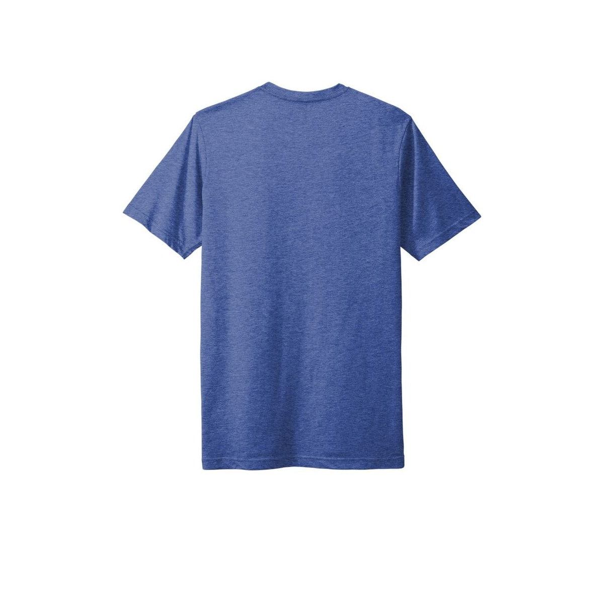 Next Level Apparel Adult Poly/Cotton Tee — Royal (Back)