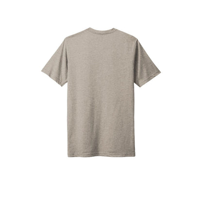 Next Level Apparel Adult Poly/Cotton Tee — Silver (Back)