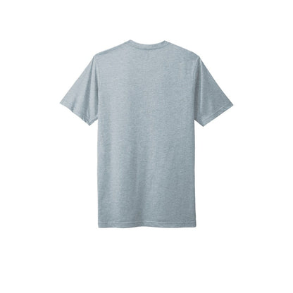 Next Level Apparel Adult Poly/Cotton Tee — Stonewash Denim (Back)