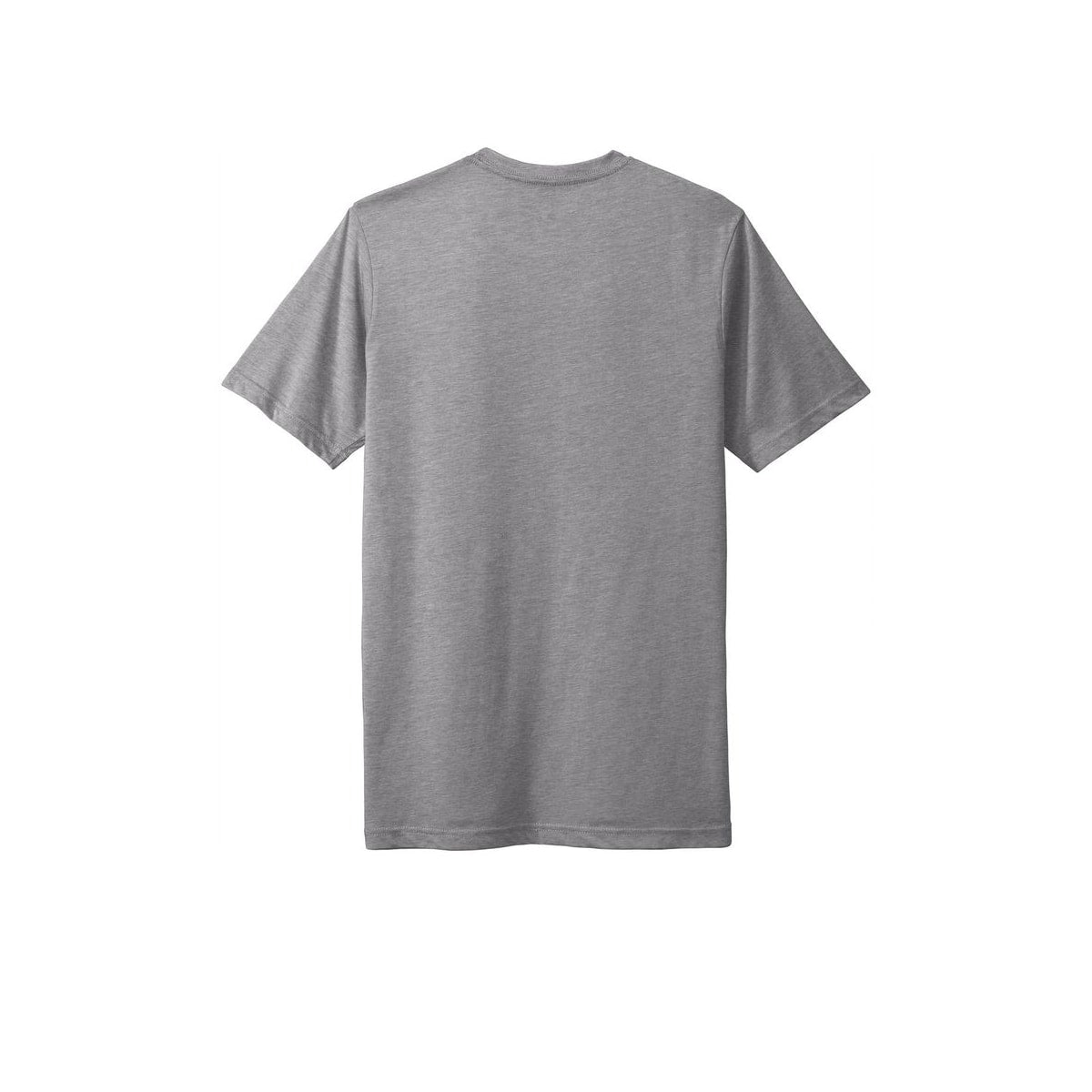Next Level Apparel Adult Poly/Cotton Tee — Heather Gray (Back)