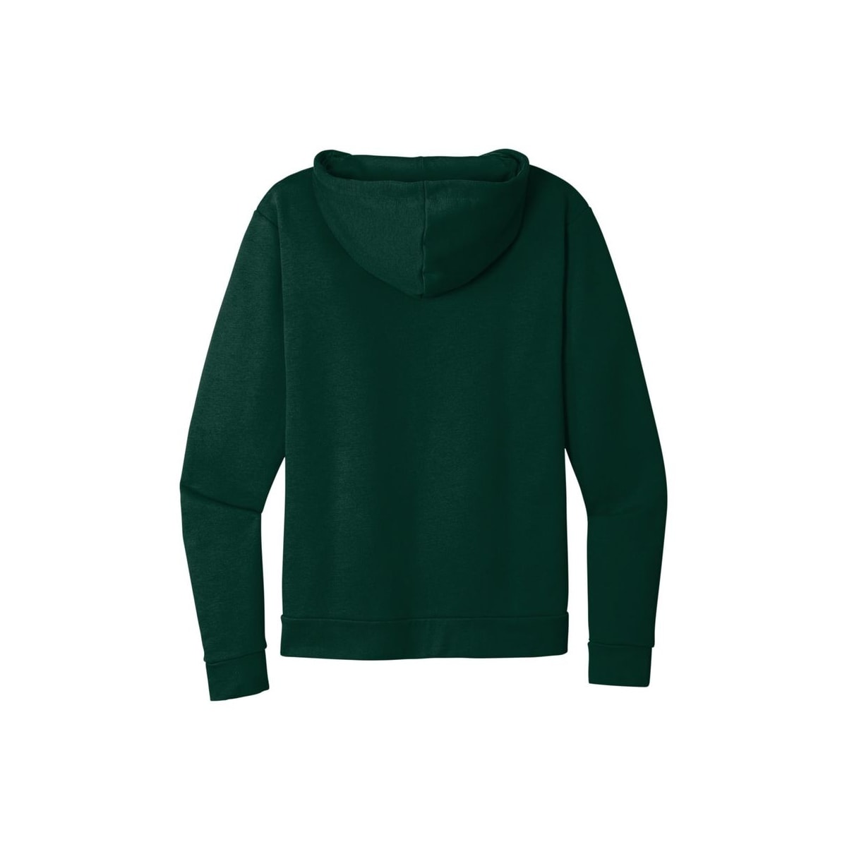 Next Level Apparel Adult Santa Barbara Zip Hoodie — Forest Green (Back)