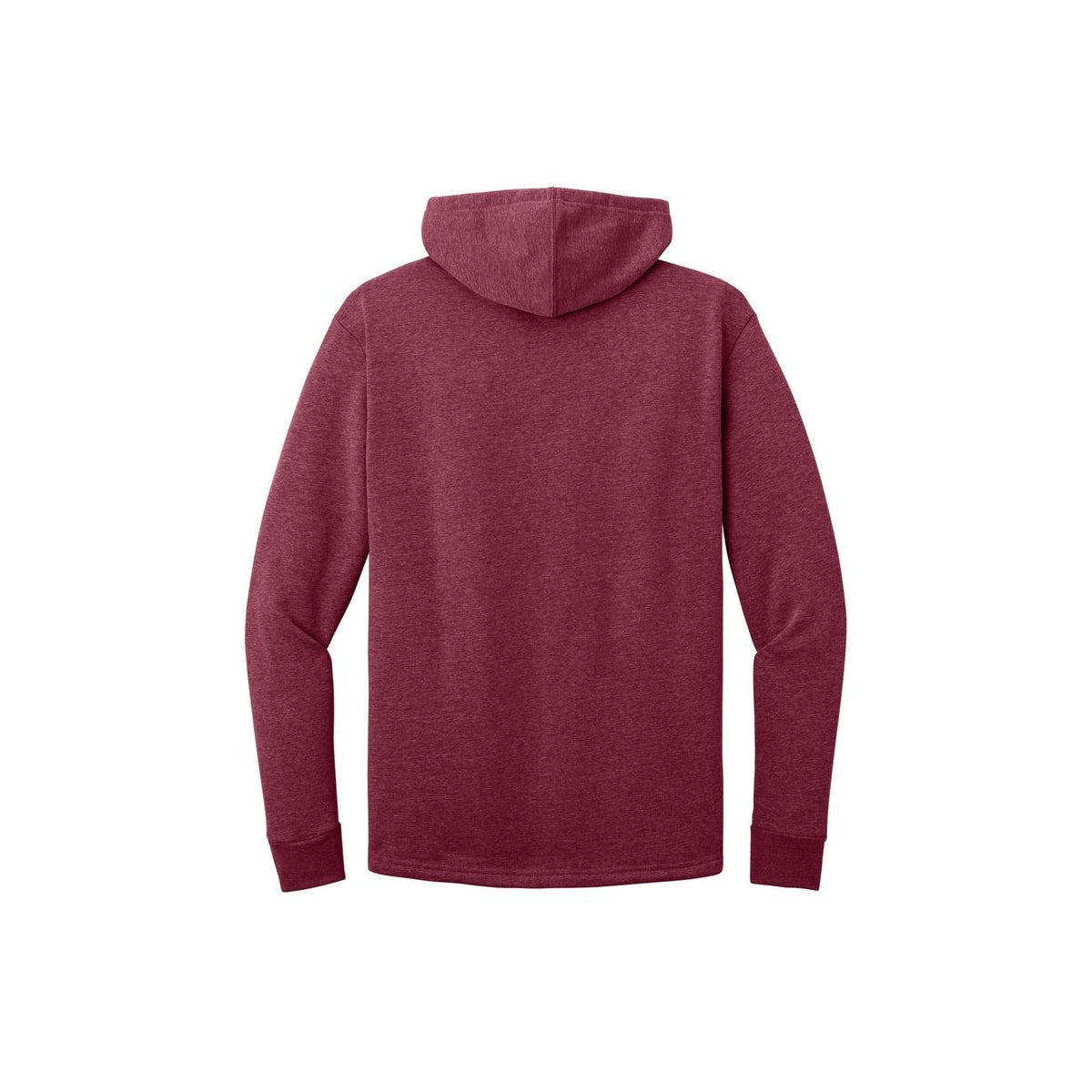 Next Level Apparel Adult Malibu Pullover Hoodie — Heather Cardinal (Back)