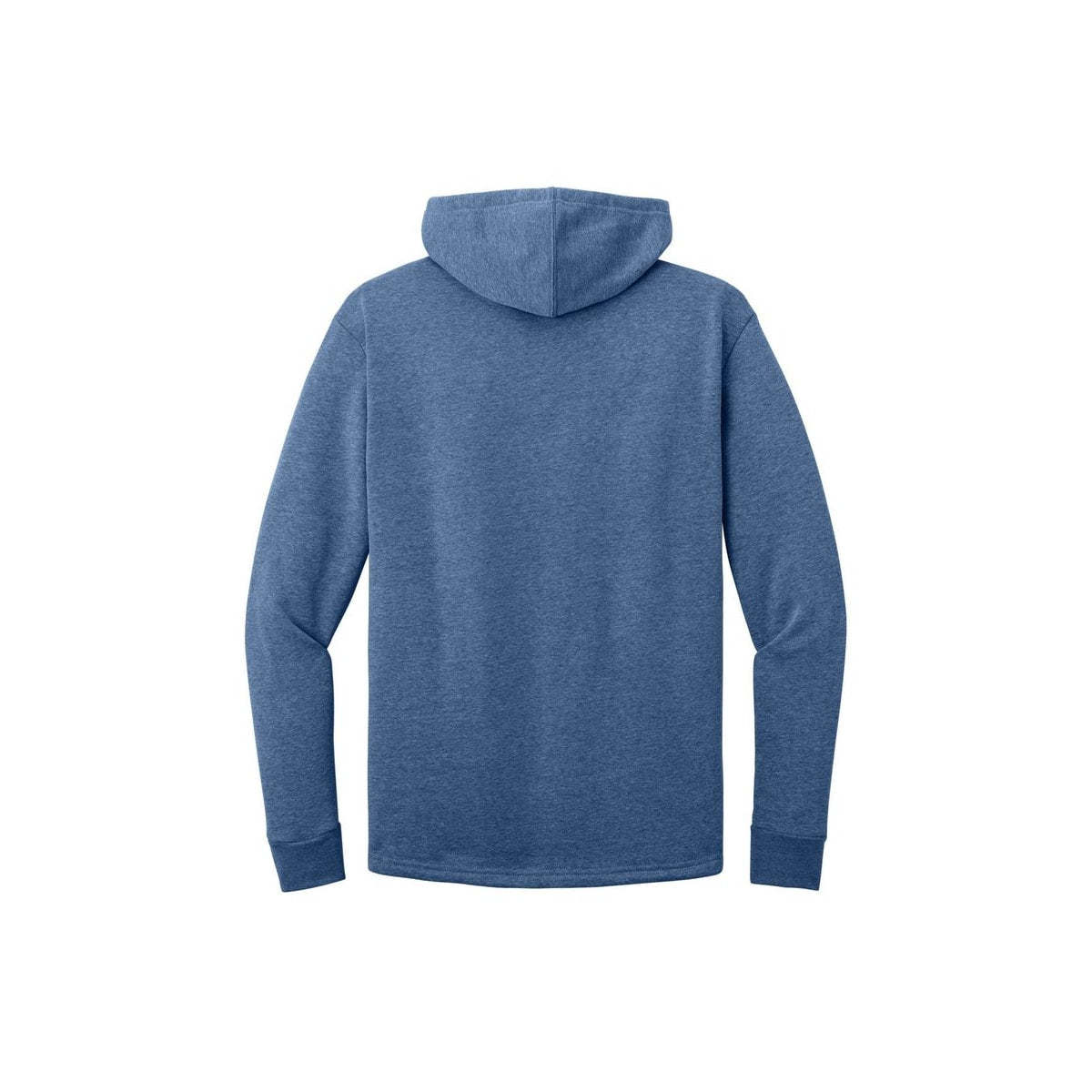 Next Level Apparel Adult Malibu Pullover Hoodie — Heather Bay Blue (Back)